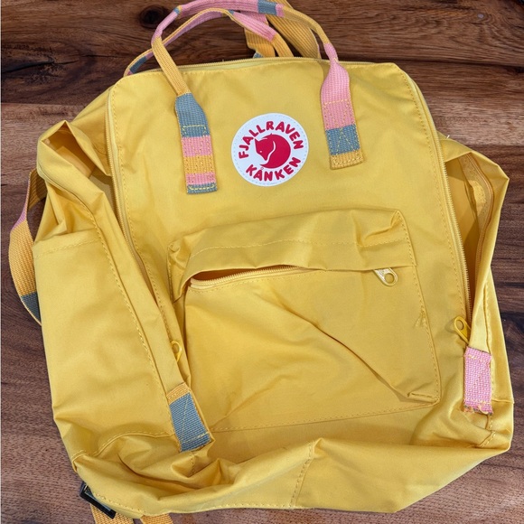 Fjallraven Kanken Yellow Backpack - Picture 1 of 3